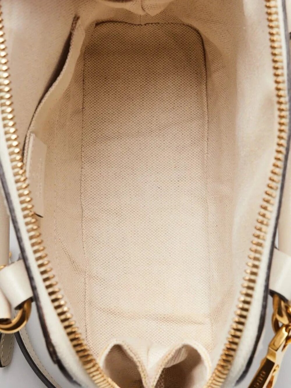 Gucci White Smooth Leather 1955 Horsebit Mini Bag - Picture 12 of 12